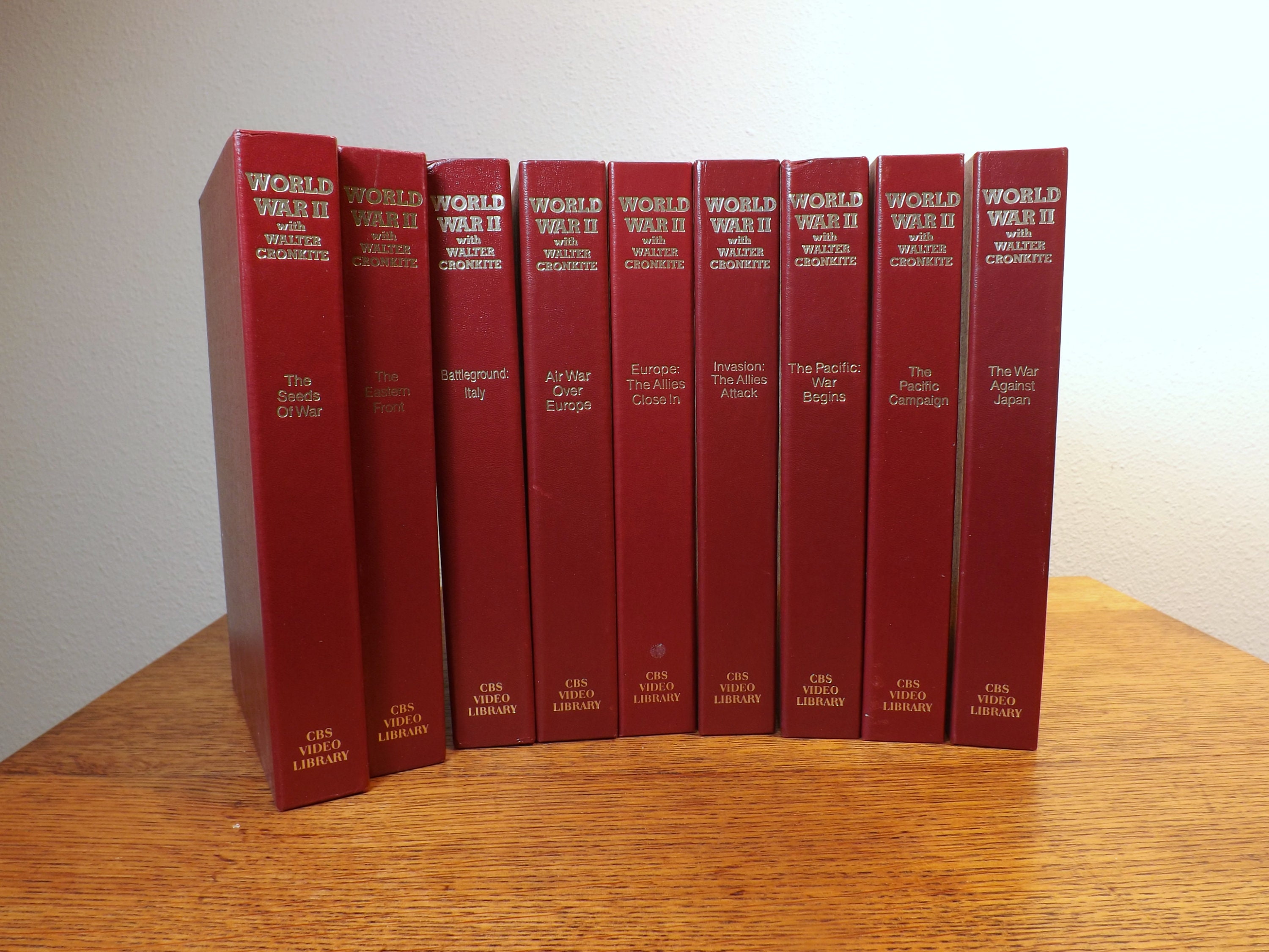 Walter Cronkite World War II VHS Collection - CBS News 1981-82 - Etsy