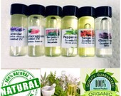 FREE SHIPPING Organic Essential Oil Set of 6 Each Bottle 1Dram. essential oils Aroma set