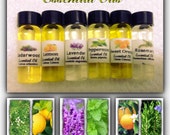 Essential Oil set of 6 Each Bottle 1 Dram Essential oil set Organic Aromatherapy Set Cedarwood Rosemary Lavender Lemon Peppermint Orange
