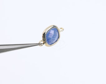 2087031 / Blue Aventurine / 16k Gold Plated Brass Framed