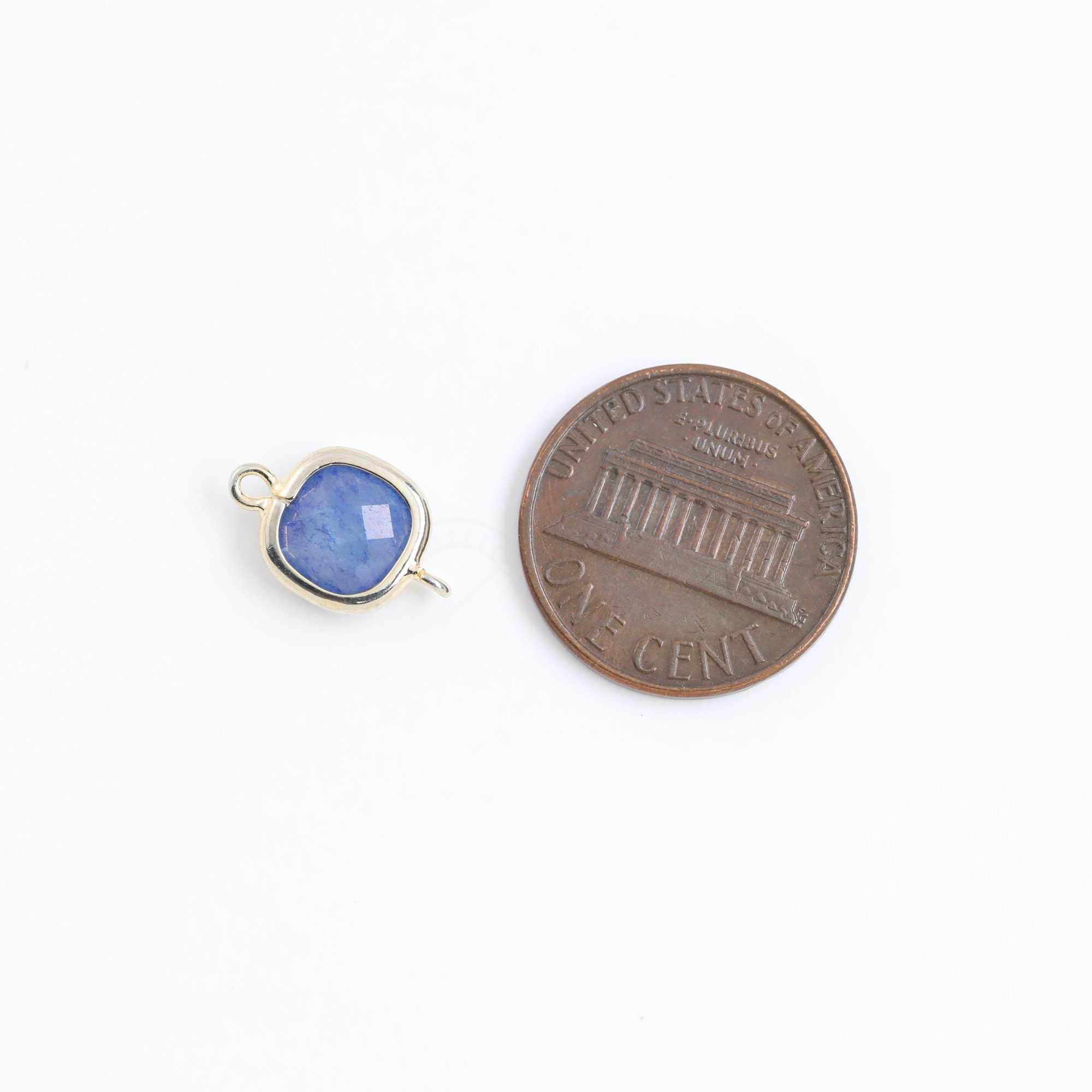【★超目玉】 Aventurine Blue / 2087031 / Framed Brass Plated Gold 16k アクセサリー