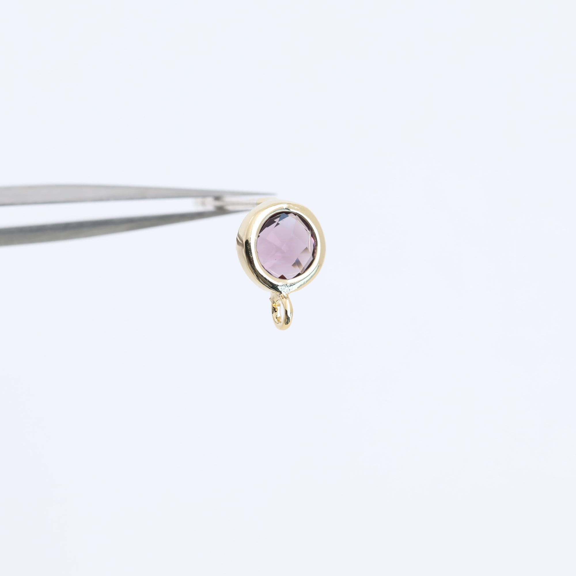 5659022 5659022 / Amethyst / Rhodium Plated Brass / 925 Sterling Silver Post 6 ...
