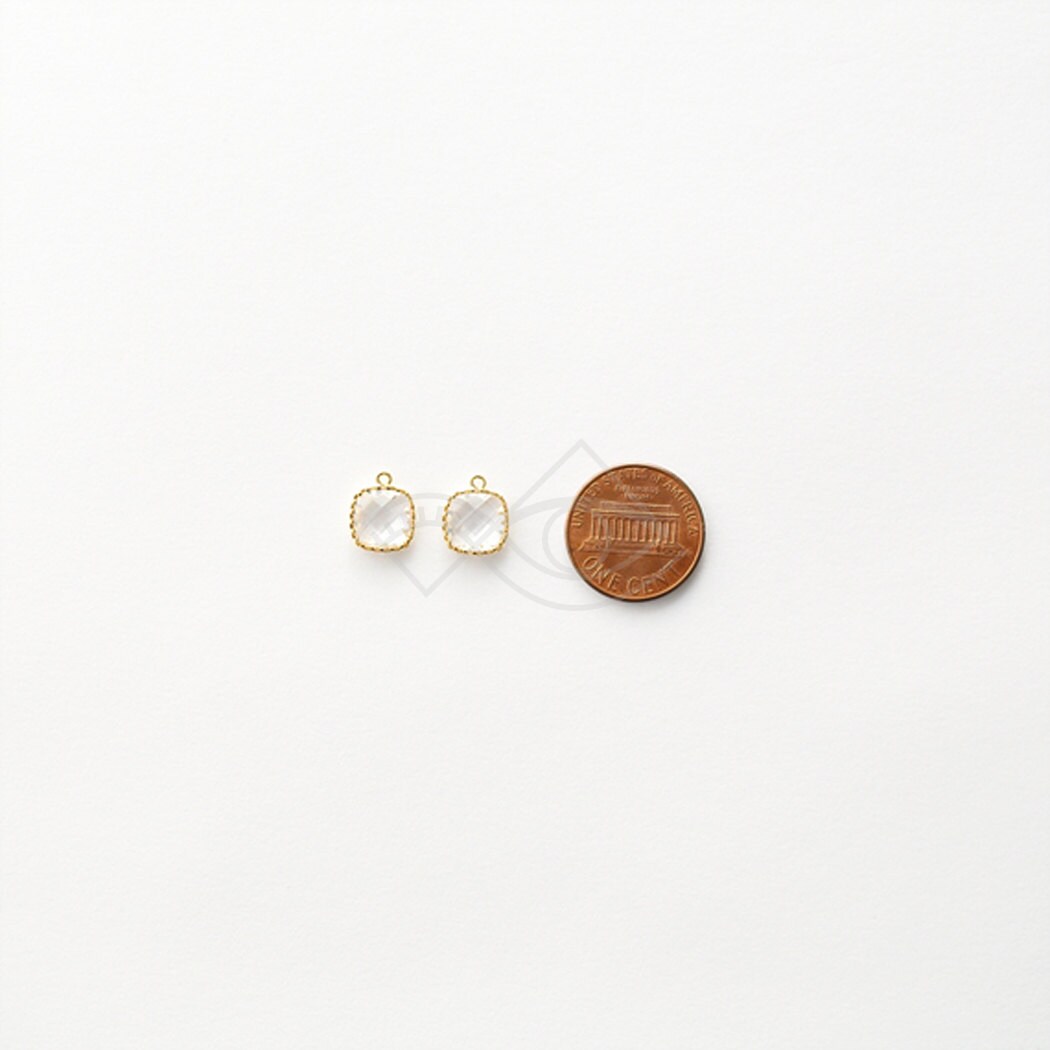 1045281 / Smoky Quartz / 16k Gold Plated Brass Framed Glass 1045281 / Smoky Quartz / 16k Gold Plated Brass Framed Glass