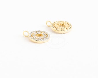 アクセサリー A A 3630011 / Star Circle / 16k Gold Plated Brass With CZ