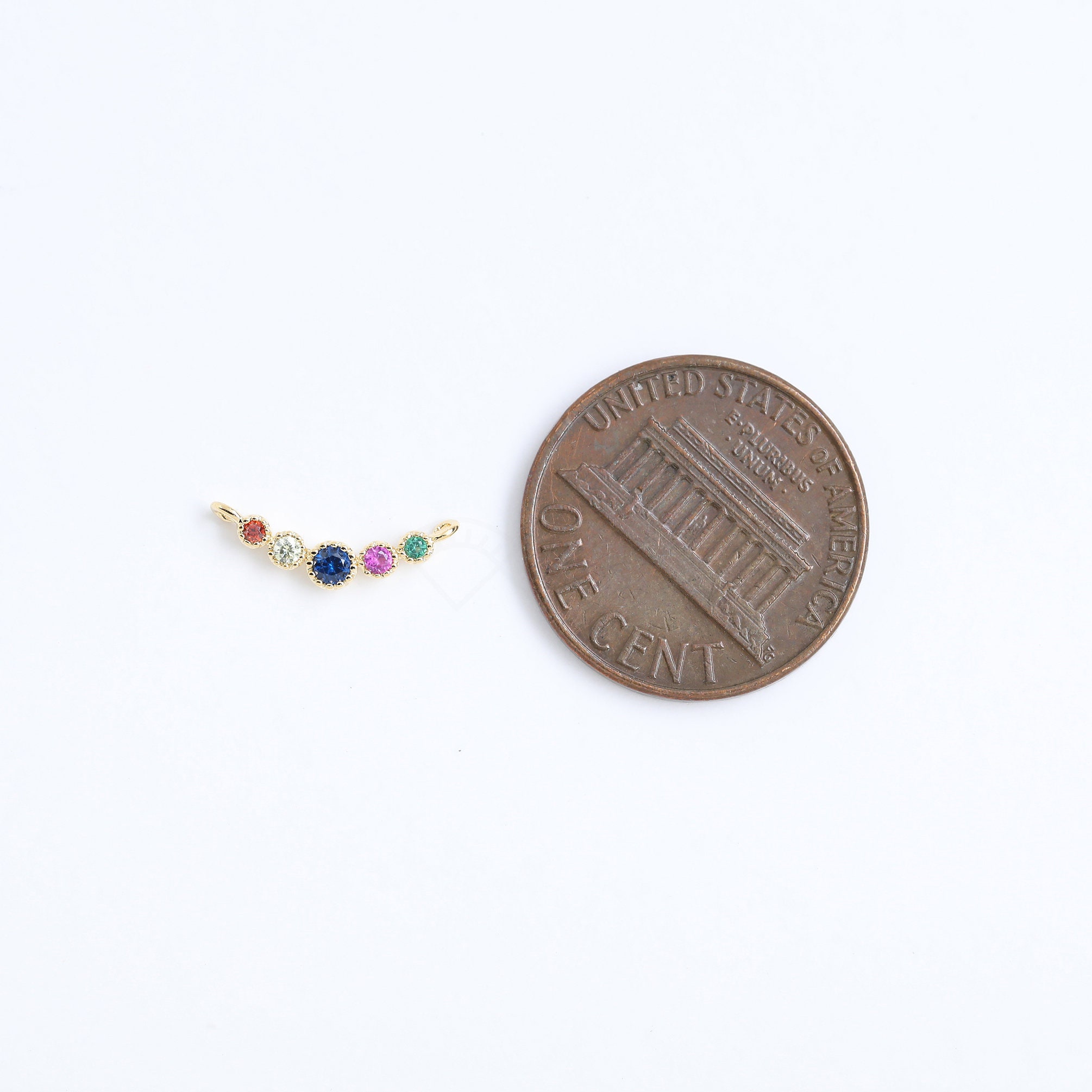 3626052 / Multicolor Tiny 5 Round Cubic medium / Rhodium 3626052 / Multicolor Tiny 5 Round Cubic medium / Rhodium