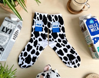 Cow Milk Socks