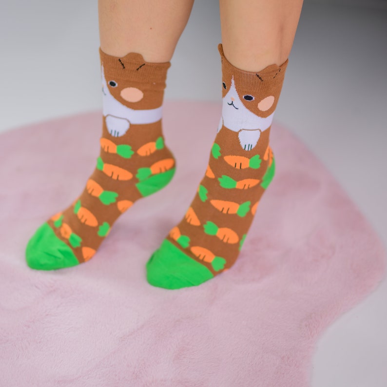 Brown Bunny Socks image 2