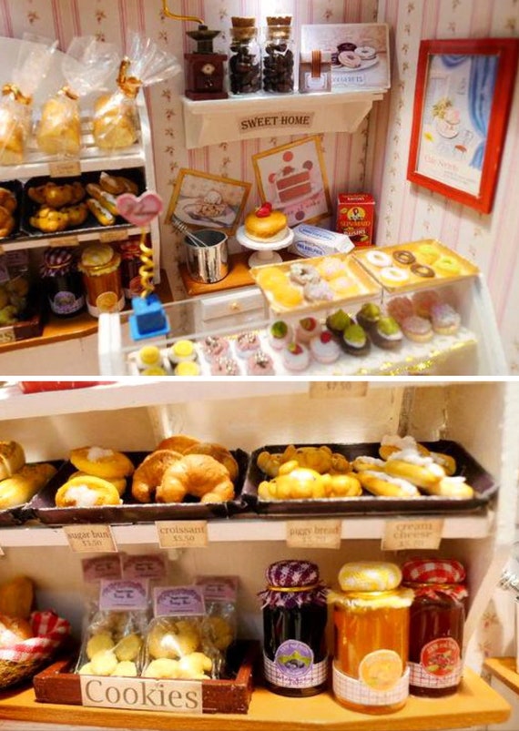 Progetto fai da te Handcraft in miniatura casa di bambole in legno La mia pattiserie a Parigi