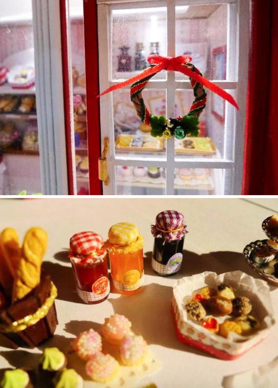 Progetto fai da te Handcraft in miniatura casa di bambole in legno La mia pattiserie a Parigi