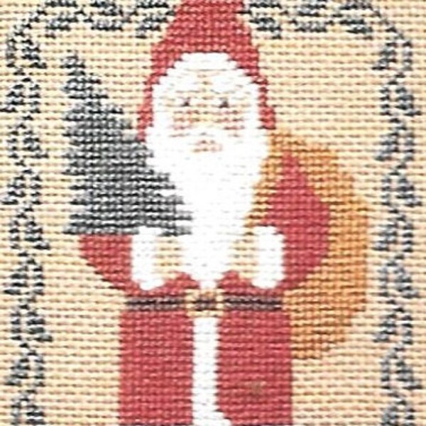 Estudiante de la pradera serie diseñador Santa colección 1984-87 contó cruz puntada patrón libro trazado diseños Navidad Santa Claus raro programación orientada a Objetos