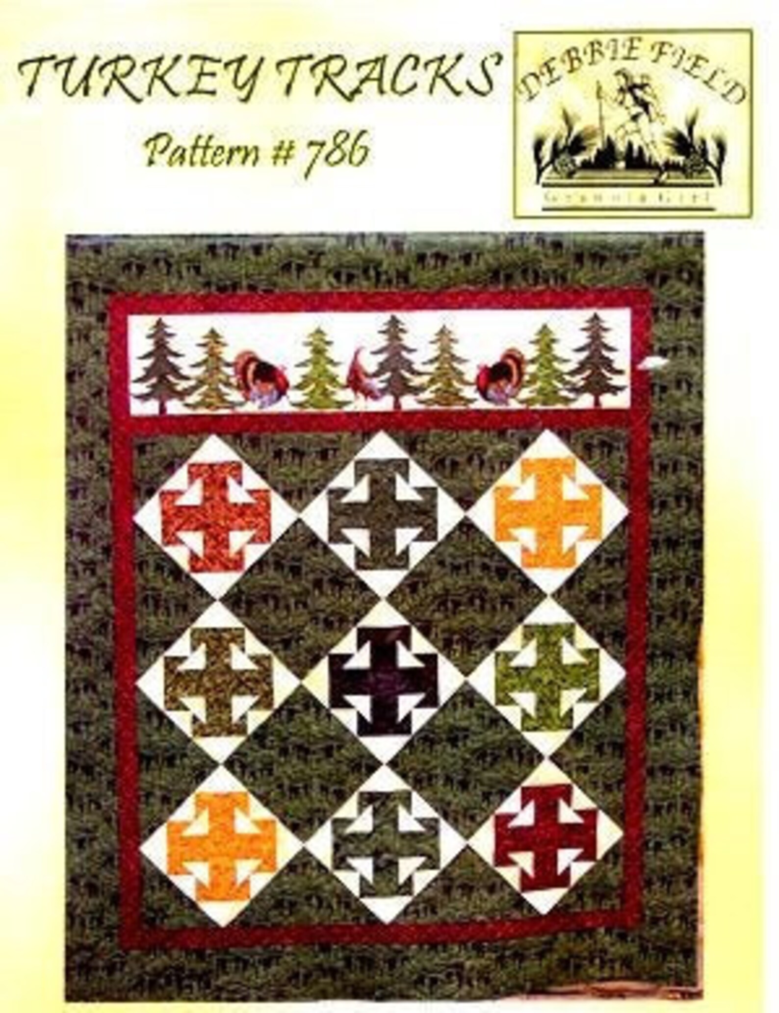 Granola Girl Designs Turkey Tracks Rustic Fat Quarter Quilt Etsy