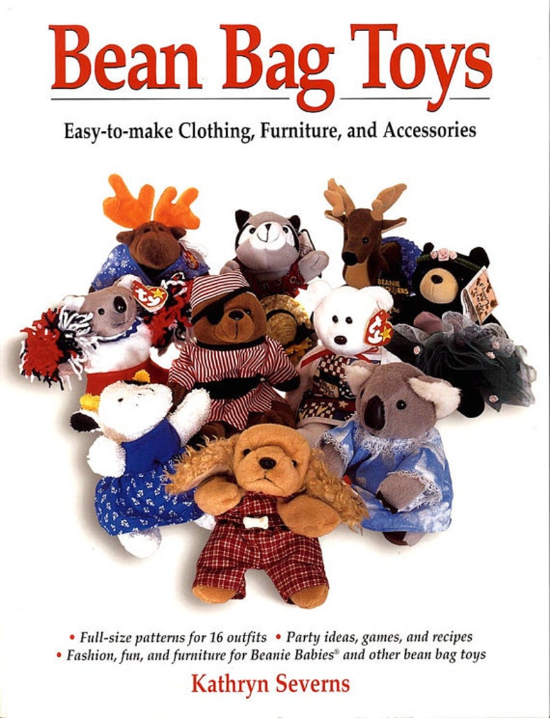 Retro Groovy Bean Bag Toys Easy To Make Clothing Furniture and Etsy