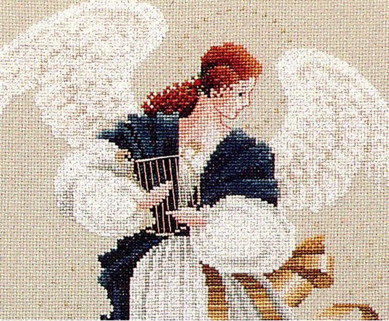 Lavender and Lace Angel of Hope Counted Cross Stitch Pattern Etsy