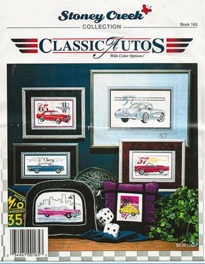 Stoney Creek Collection Classic Autos Counted Cross Stitch Kit Etsy