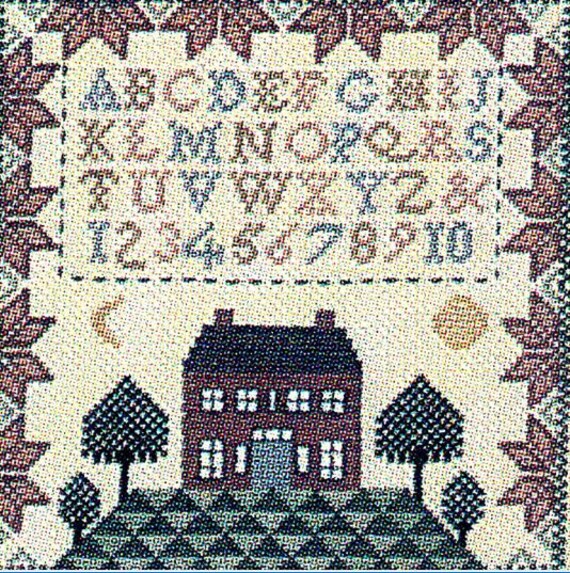 Theron Traditions Number 9 Mini Samplers 1988 Counted Cross Etsy