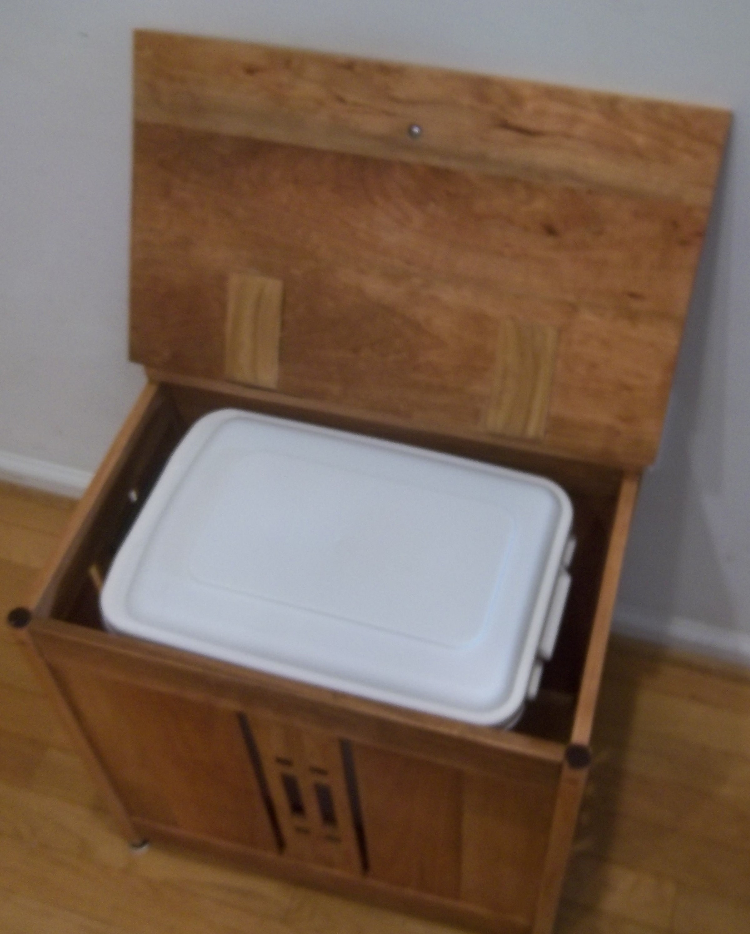 Pet Food Keeper Arts and Crafts Style