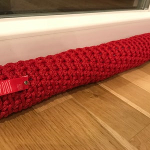 Door draft stopper crochet unique gifts handmade in Italy image 5