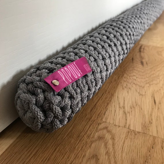 Christmas door draft stopper crochet unique gifts handmade in Etsy