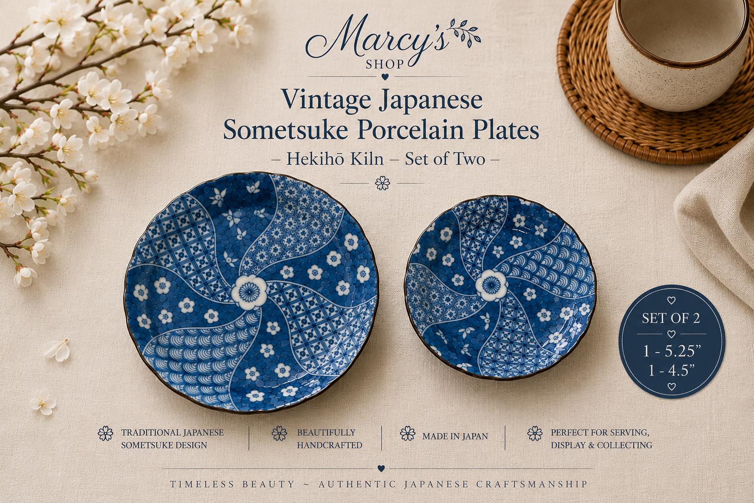 Sometsuke Porcelain - Etsy