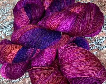 80/20 Superwash Merino/Nylon Sock 3/10 Orchard Harvest