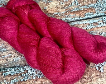 80/20 Bamboo Wool - Cherry Bomb- Fingering Weight - Free Shipping!