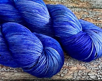 80/20 Superwash Merino/Nylon Sock - 3/10 - Blue Autumn - Free Shipping!