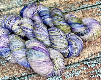 Squish Dyet - Ultra Fine Superwash Merino! - Hydrangeas - Free Shipping!