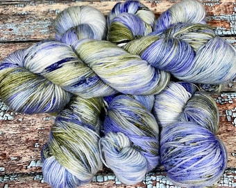 80/20 Superwash Merino/Nylon Sock 3/10- Lavender Tribe