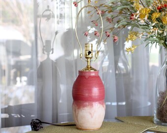 Pottery table lamp base
