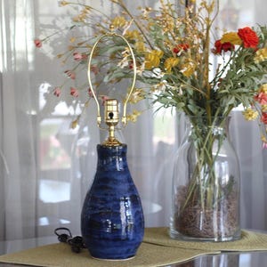 Ceramic handmade table lamp base