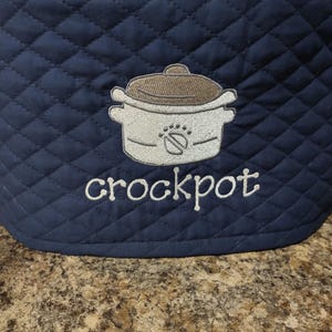 Oval Crock Pot,  Slow Cooker Appliance Cover 5 colors to choose from