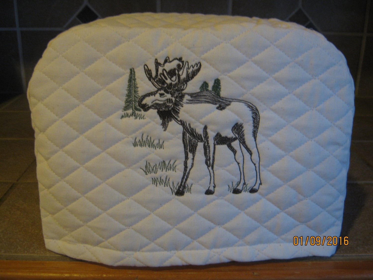 Tree Motif Toasters Toaster Cover 2 or 4 Slice With Moose & Trees Outline Design - Etsy