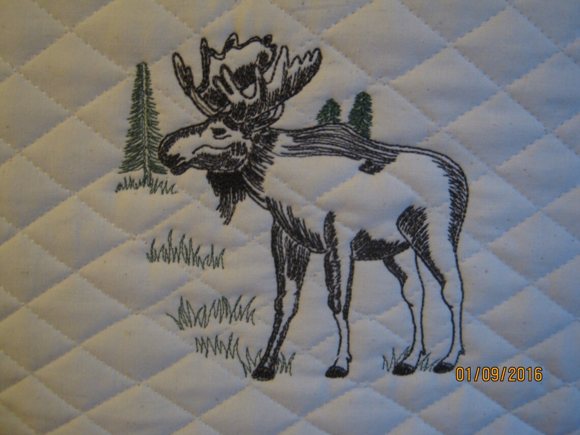 Tree Motif Toasters Toaster Cover 2 or 4 Slice With Moose & Trees Outline Design - Etsy