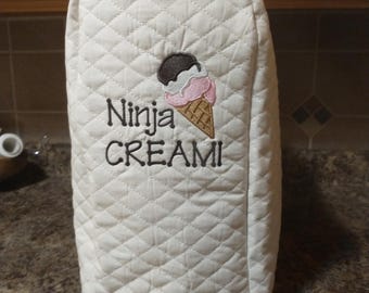 Ninja Creami Ice Cream Maker Appliance Cover, blender, dust cover, 3 Sizes