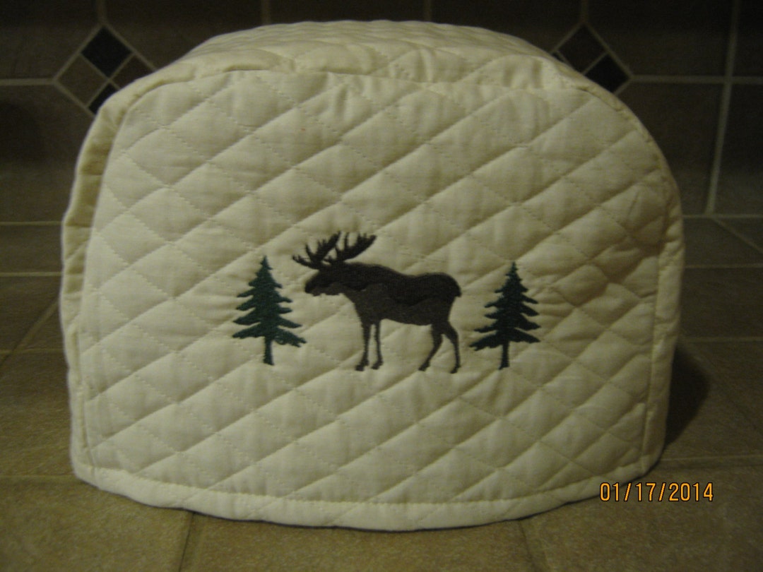 Tree Motif Toasters Toaster Cover 2 or 4 Slice With Moose & Trees Design - Etsy