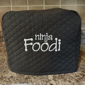 HOMEST BU0995S-1589mn Air Fryer Dust Cover with Accessory Pocket Compatible  with Ninja Air Fryer 4 Quart, Grey