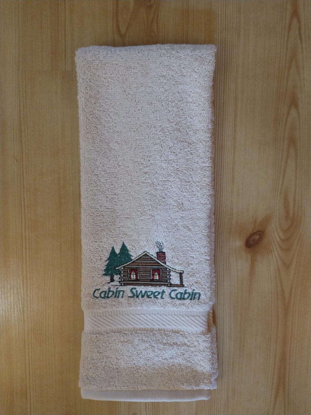 NEW Cabin Sweet Cabin Hand Towels. Lodge Towels, Northwoods, Cabin ...