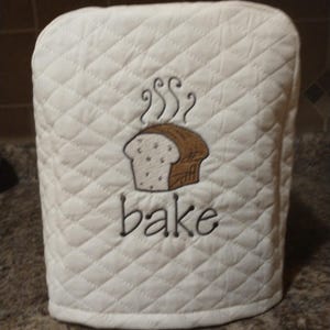 Bread Machine Appliance Cover, dust cover, Cream color ONLY