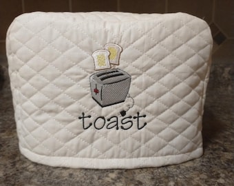 Toaster Cover 2 or 4 Slice  Choose from Black, Red, Cream/Ivory, Brown & Navy