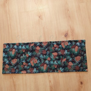 Toilet Tank Topper Runner, Pine Cone  Design