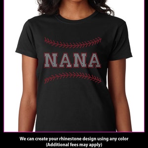 Baseball NANA  / Softball NANA Rhinestone T-shirt