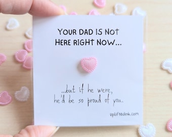 Loss of Dad Sympathy Card | Grief Card for Someone Who Lost Their Father | Proud Dad Memorial Card | Bereavement Gift