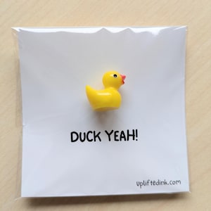 DuckYea-Karte - Niedliches Ducky-Design mit Wortspiel, perfekt für erhebende Notizen, Feiern oder einfach nur ein Lächeln teilen!