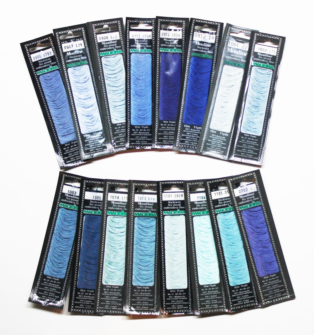 Madeira Embroidery Floss, Embroidery Floss Madeira, Madeira Mouline Six