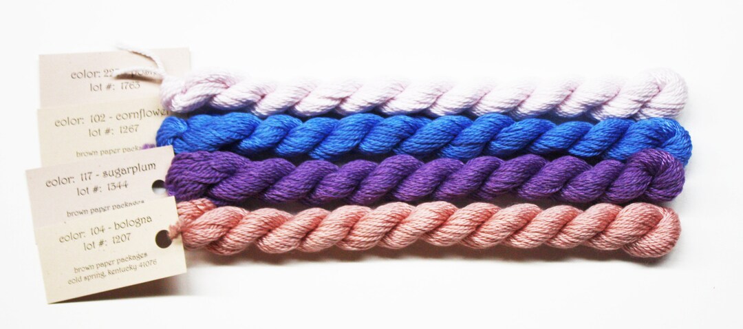 Silk & Ivory Yarn 5.90 Each, Silk Threads, Silk Ivory Thread, Brown ...