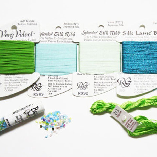 Beaded Silk Yarn Etsy