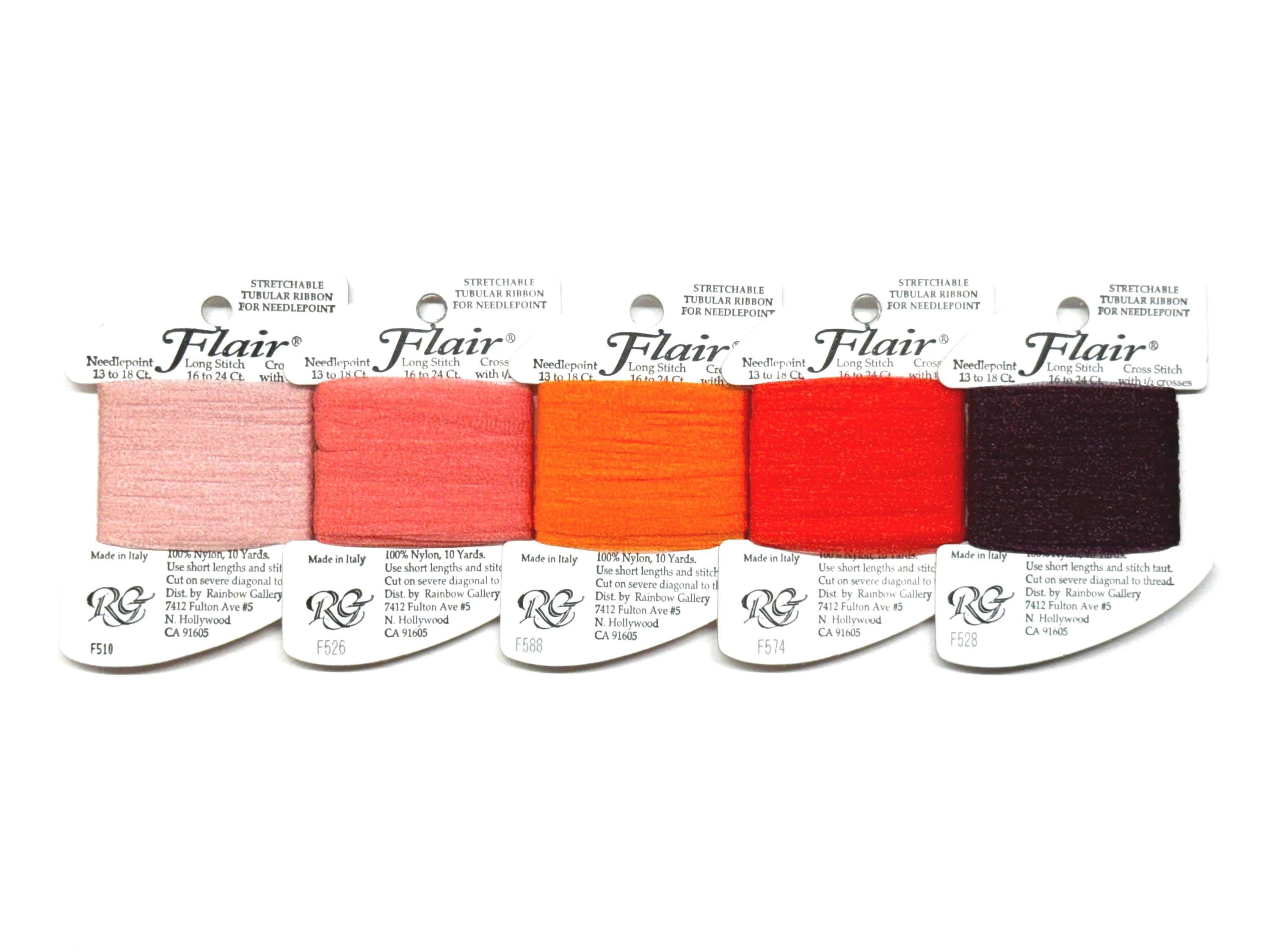 Flair Thread 3.25 Each, Rainbow Gallery Flair, Translucent Gossamer ...