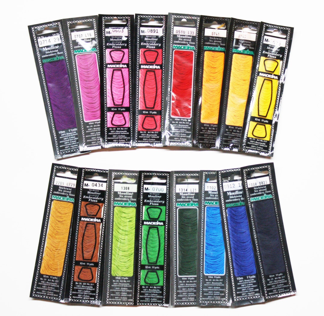 Embroidery Floss, Madeira Embroidery Floss, Crossstitch Floss