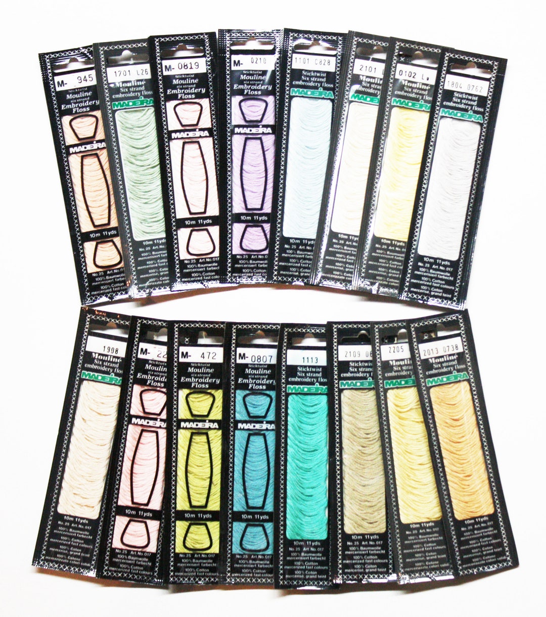 Madeira Embroidery Floss, 6 Strand Embroidery Floss, Madeira Mouline