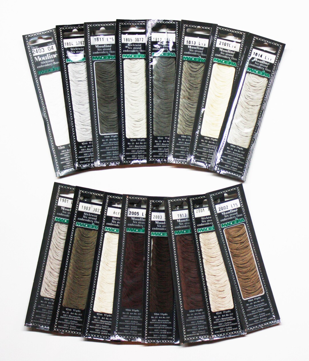 Madeira Embroidery Floss Madeira Mouline Six Strand Etsy